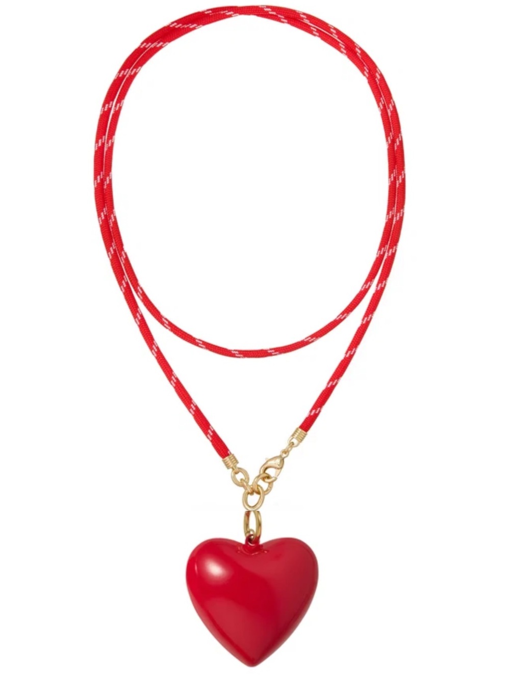 NWOT Roxanne Assoulin Ling Happy Cord Charm Necklace